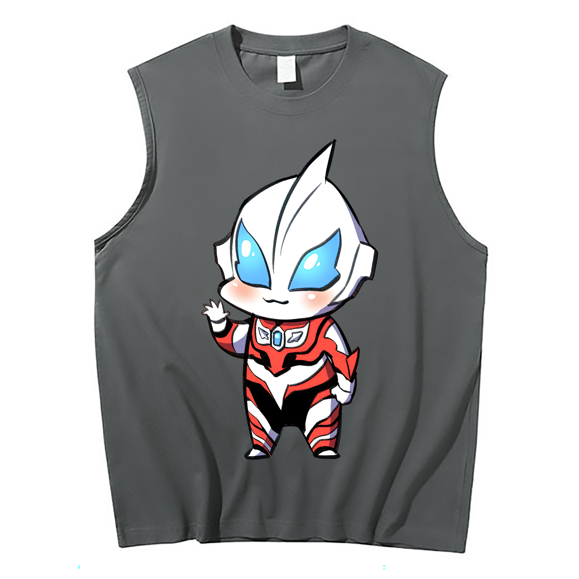 （画像用） ウルトラマン Ultraman コットン100％タンクトップ（フロントプリント）